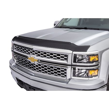 15-16 SIERRA 2500/3500 AEROSKIN II HOOD SHIELD TEXTURED MATTE BLACK